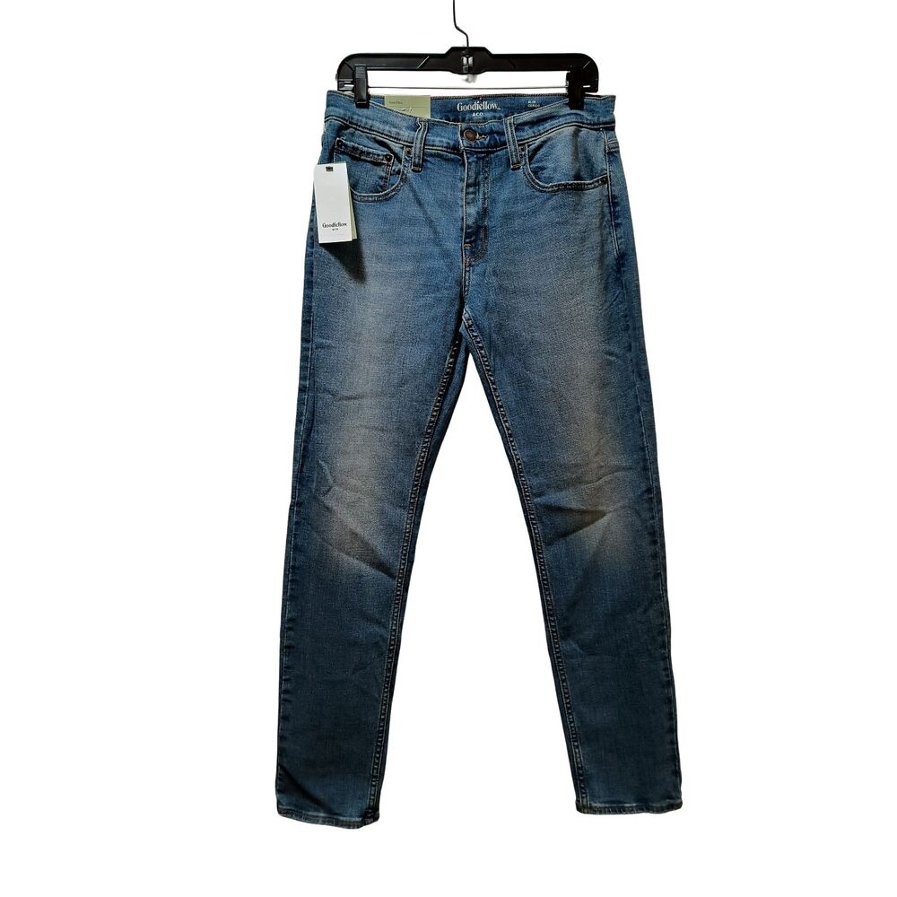 Goodfellow & Co Slim Fit Jeans 30x32 Blue Medium Wash Stretch Denim NWT